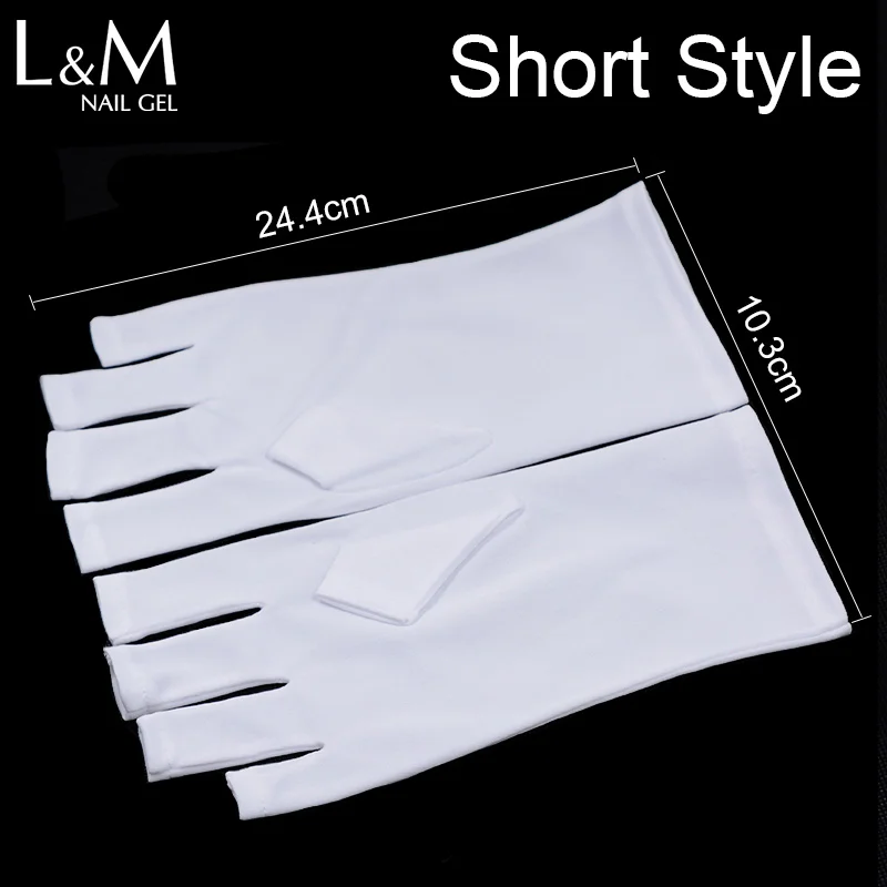 Nail Gloves Anti UV Protect Hands Gloves 1 Pair Gel Manicure Tools