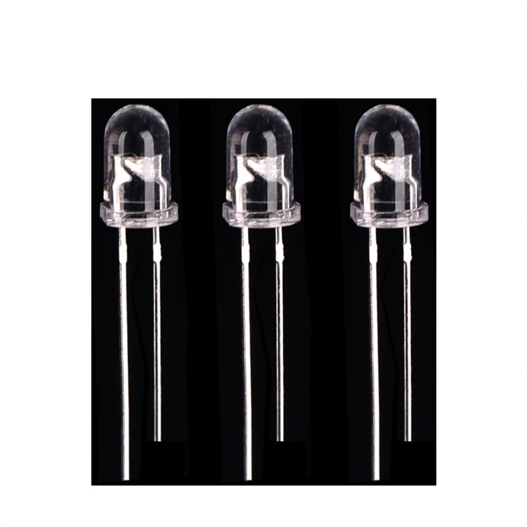 
red traffic light LED Diode high lumen good quality high brightness 5mm red traffic light emitting diode water clear round LED 