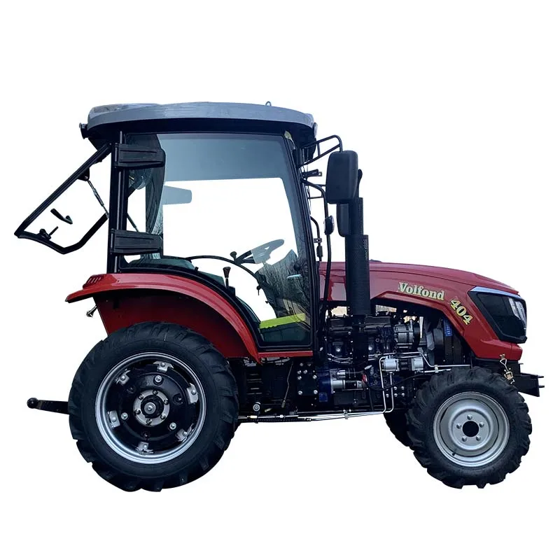 farm popular 40hp 4x4 small farm tractor YTO powerful engine wheel cabin tractor for sale