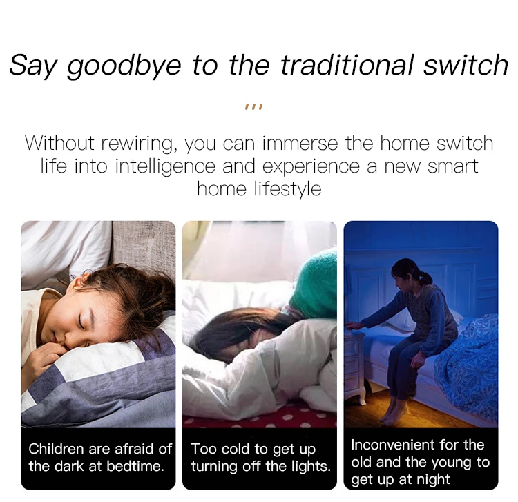  Беспроводной смарт-выключатель Wi-Fi Tuya Smart Life 10