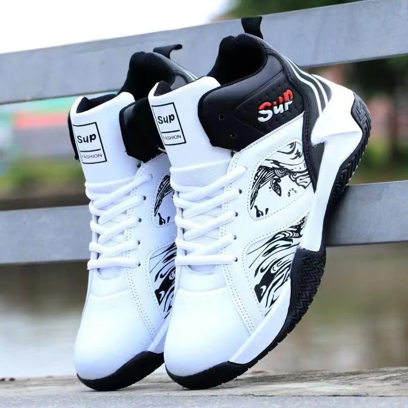 2024WholesaleUnisexBasketball Sneakers Fashionable Comfortable Anti-Slippery Mesh Lining for Outdoor Sports Spring Winter Adults