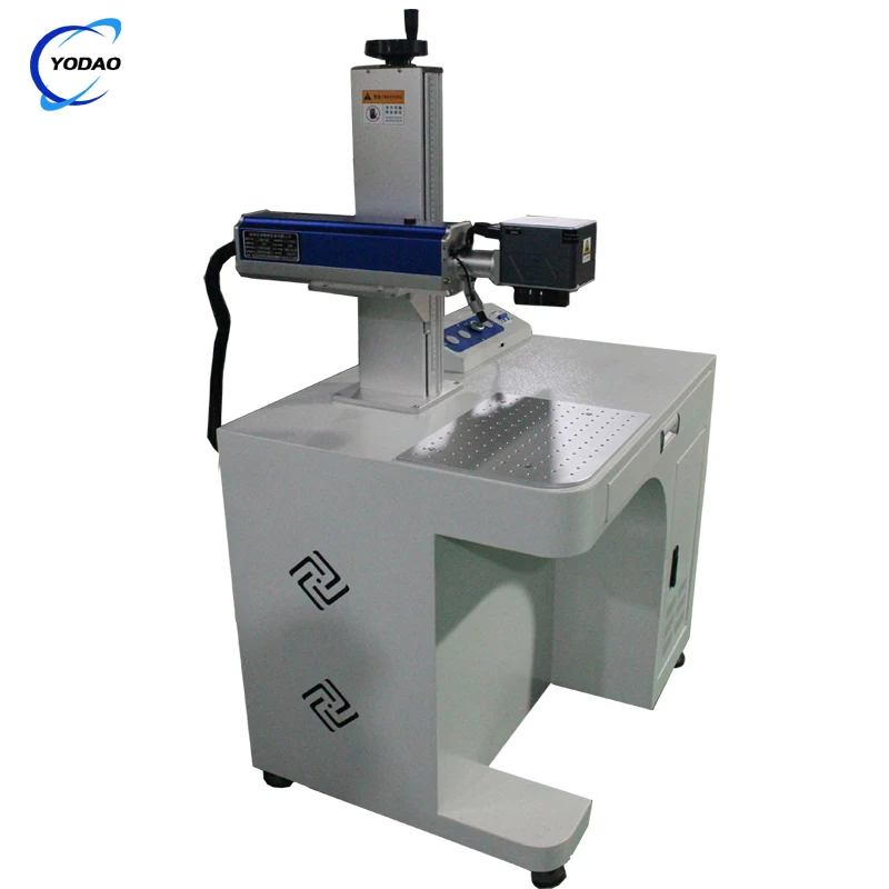 High Quality desktop CO2 laser marking machine for leather goods fabric clothing popular product