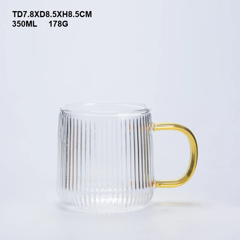 Square stripe design best selling glass water pitcher set