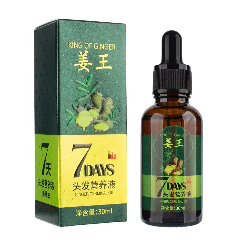 
Private Label High Quality Ginger Hair Growth Oil Organic ScalpTreatment Hair Regrowth Serum Oil Control 