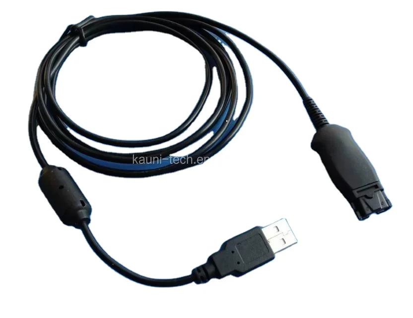 Кабель-Адаптер USB QD совместимый с Plantronics или Jabra