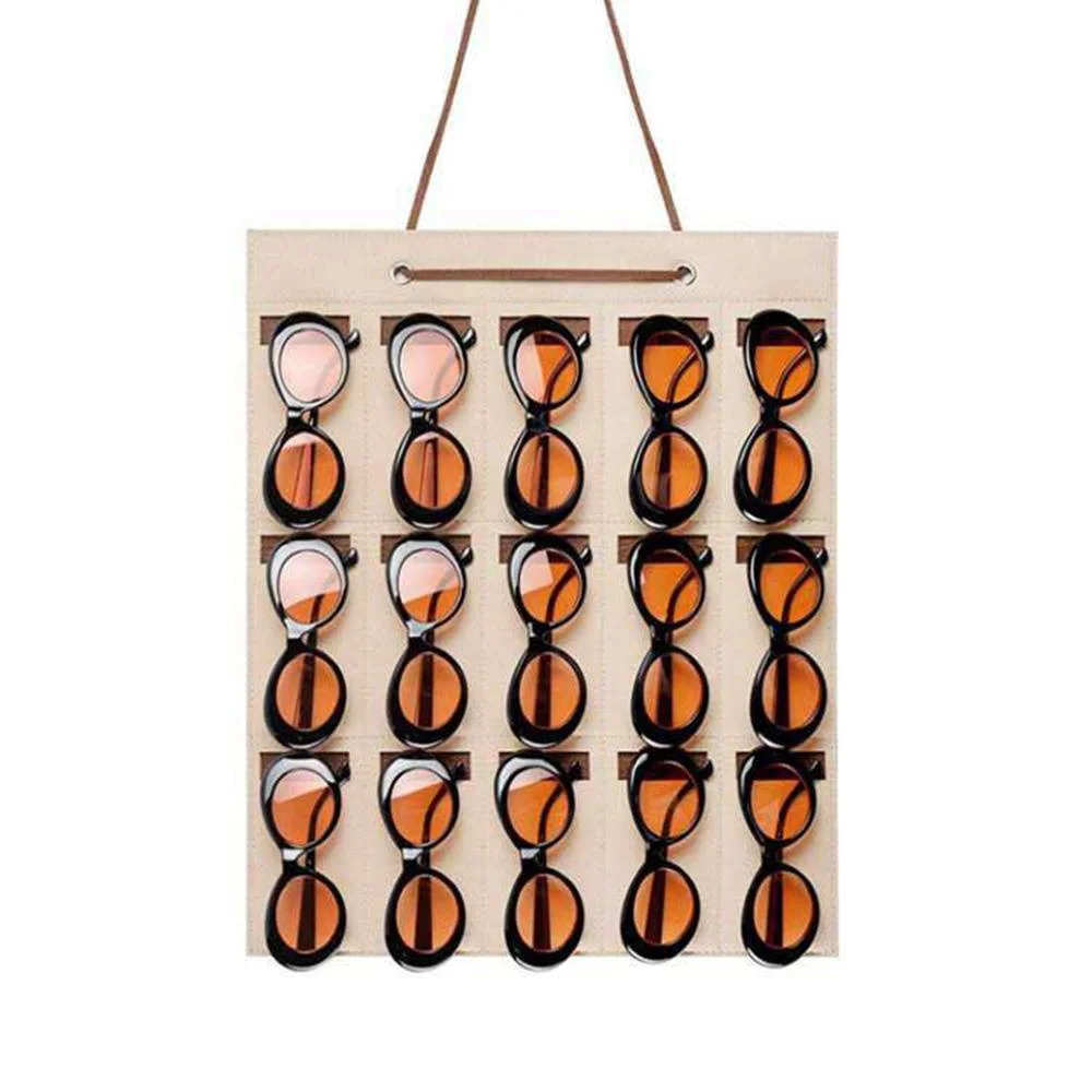 New Arrivals Accept Custom felt hanging storage sunglasses storage