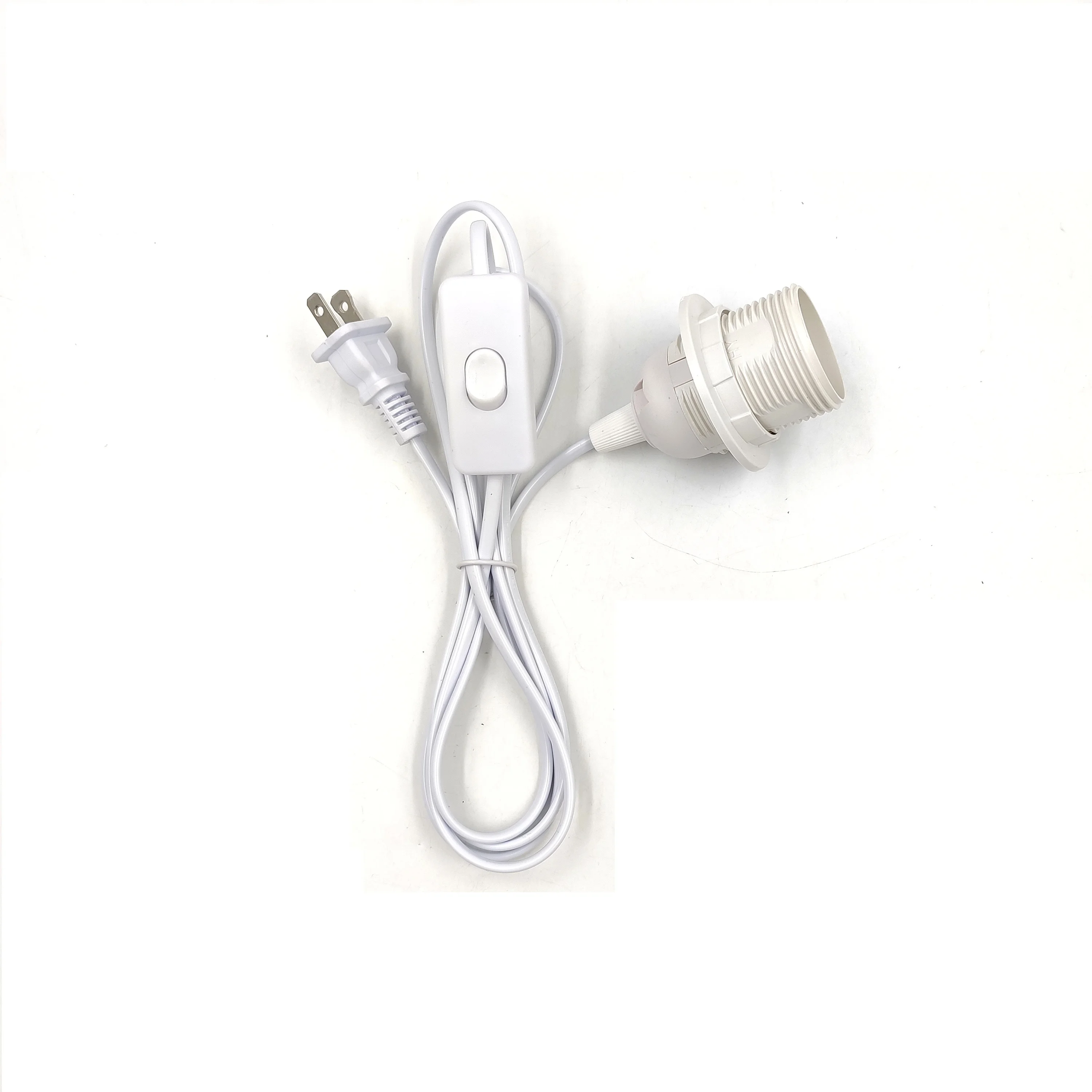 Hagood 1.8 M Power Cord Cable E27 Pendant Lamp Holder Hagood EU/US Plug 303 Switch for Hanging Lamp LED Bulb Socket household