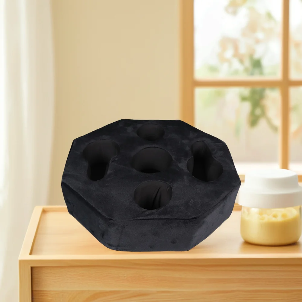 Sofa Buddy Hexagon Cup Cozy Pillow Convenient Couch Caddy Foam Filled Couch Coaster for Car and Beach Use