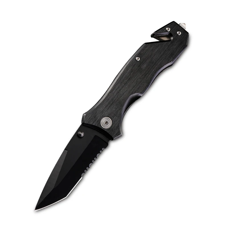 Practical High quality Steel Blade 3Cr13 Outdoor Folding Knife Pocket Knife Wilderness Survival Knife With Aluminum Handle
