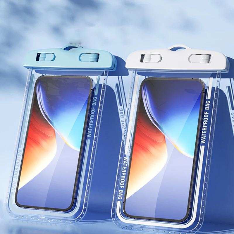 7.2inch Universal Waterproof Mobile Phone Case PVC Waterproof Case for iPhone 16 15 14 Pro Max S25 Ultra S24 S23+ A56 A26 A36