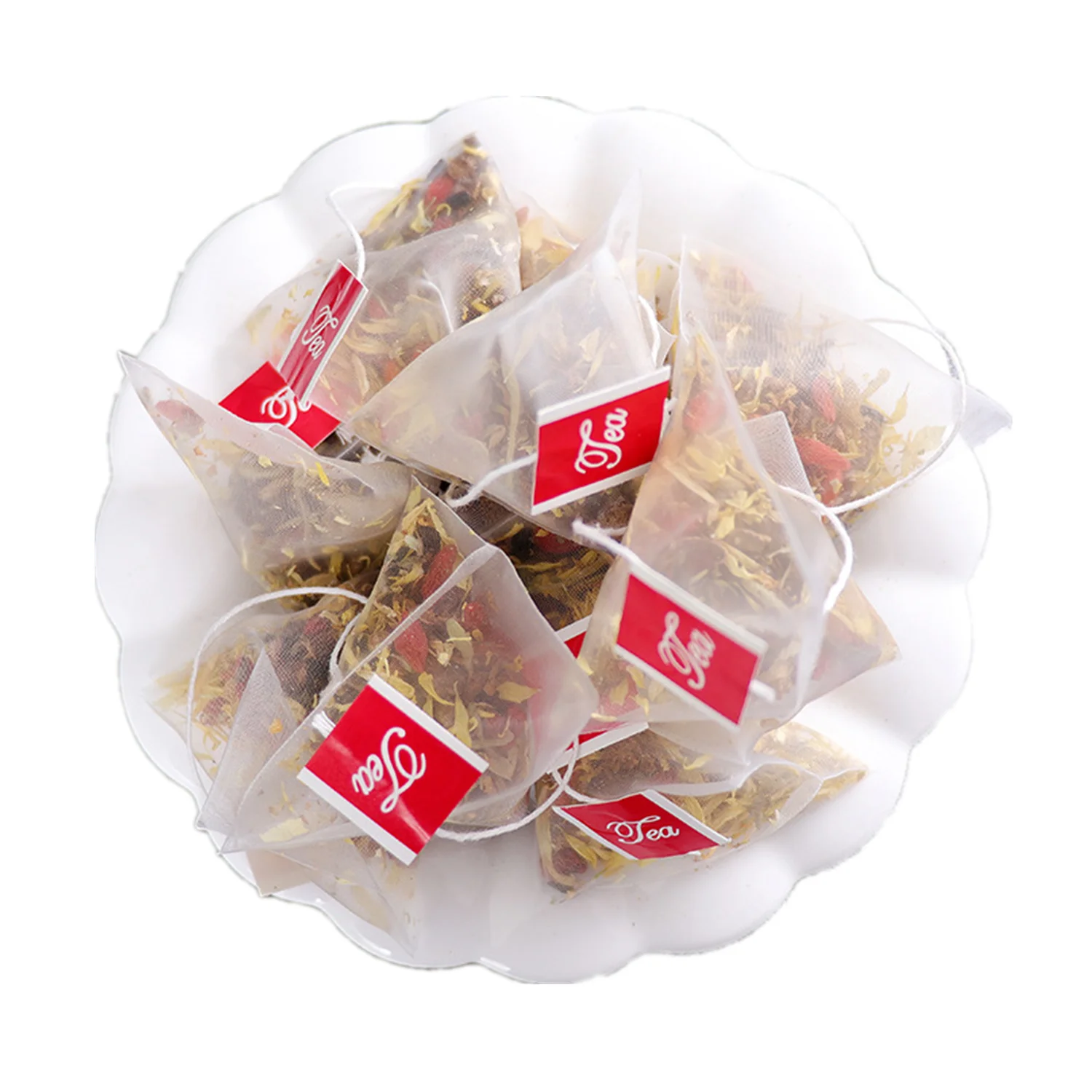 Wholesale Corn Fiber Bag empty biodegradable pyramid tea bags Tea Packaging Bag