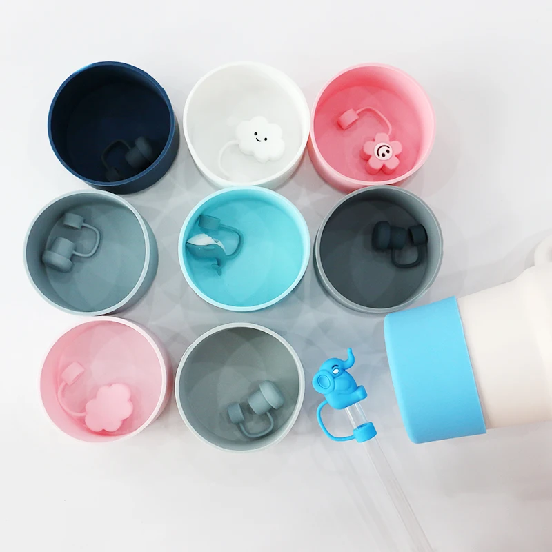 Customization Small MOQ Etsy AMZ Tumbler Silicone Sleeves Rubber Cover Sleeve Tumbler Silicone Boots