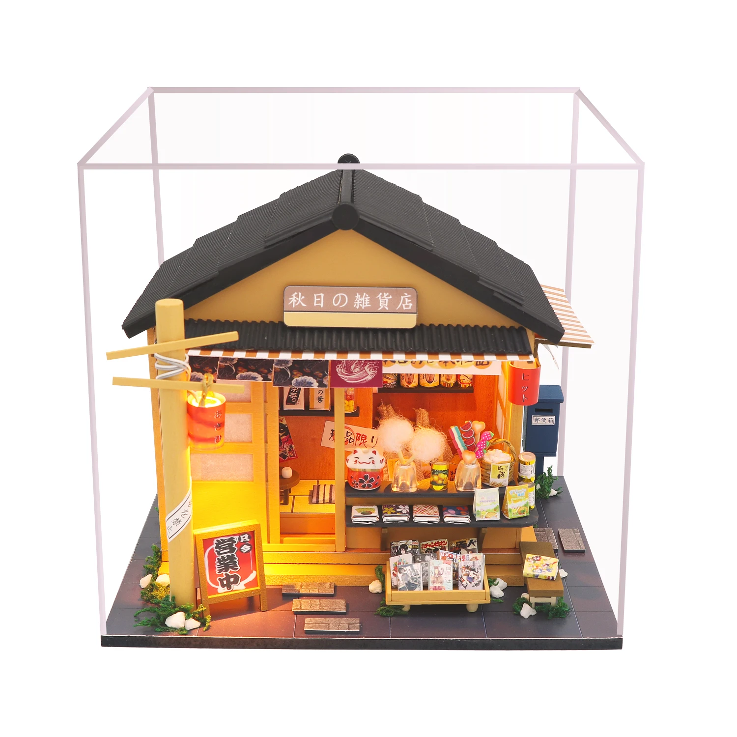Hongda японский стиль деревянные кукольные дома миниатюрный diy Кукольный дом со