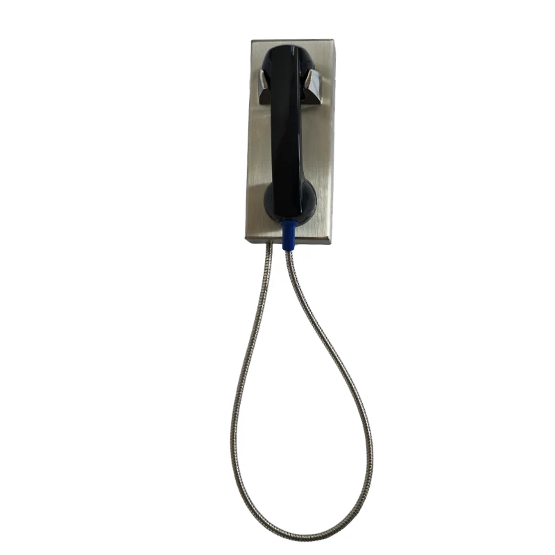 Armored Vandal Proof Industrial Public Metal Telephone Handset Emergency Sip SUS304 Steel Jail 4G Call Telephone For Prison