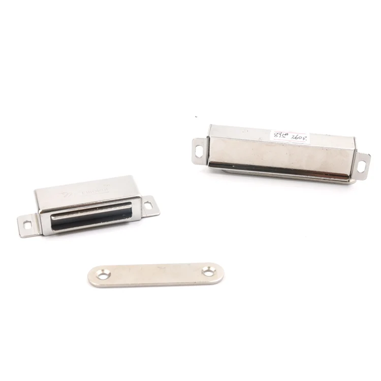Stainless Steel Magnetic Cabinet Door Catch Closet Catches  Strong Magnetic Furniture Latch