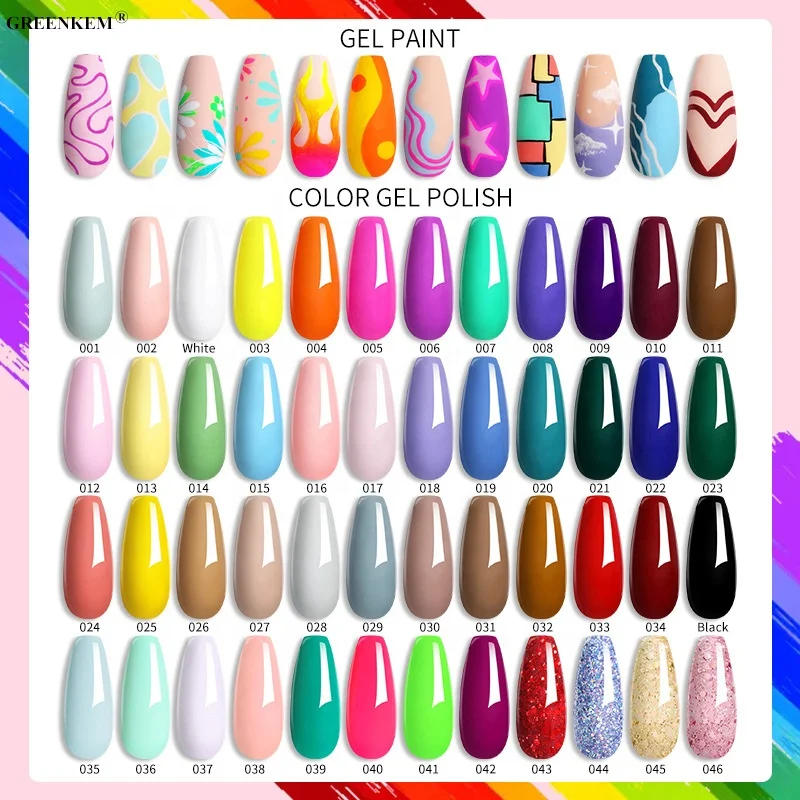 53 цвета в японском стиле гель био-Гели Soak off УФ гель-Лаки комплект рисунки на ногтях консервы 8g OEM изготовленный заказ