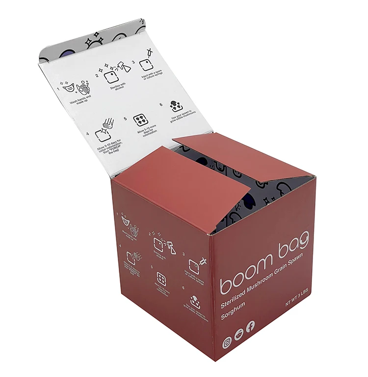E-commerce Mailer Box Packaging Carton Plain White Shipping Delivery Box