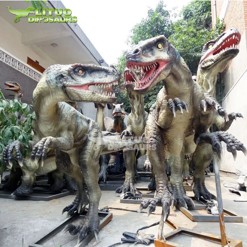 Lifelike Animatronic Velociraptor for sale