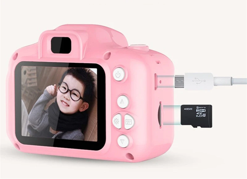 Children Kids Camera Mini Educational Toys For Children Baby Gifts Birthday Gift Digital Camera 1080P Projection Video Camera