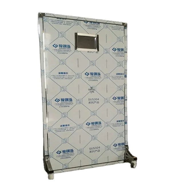 medical supplies health care x ray lead 2mm shielding screen with movable univeral wheels