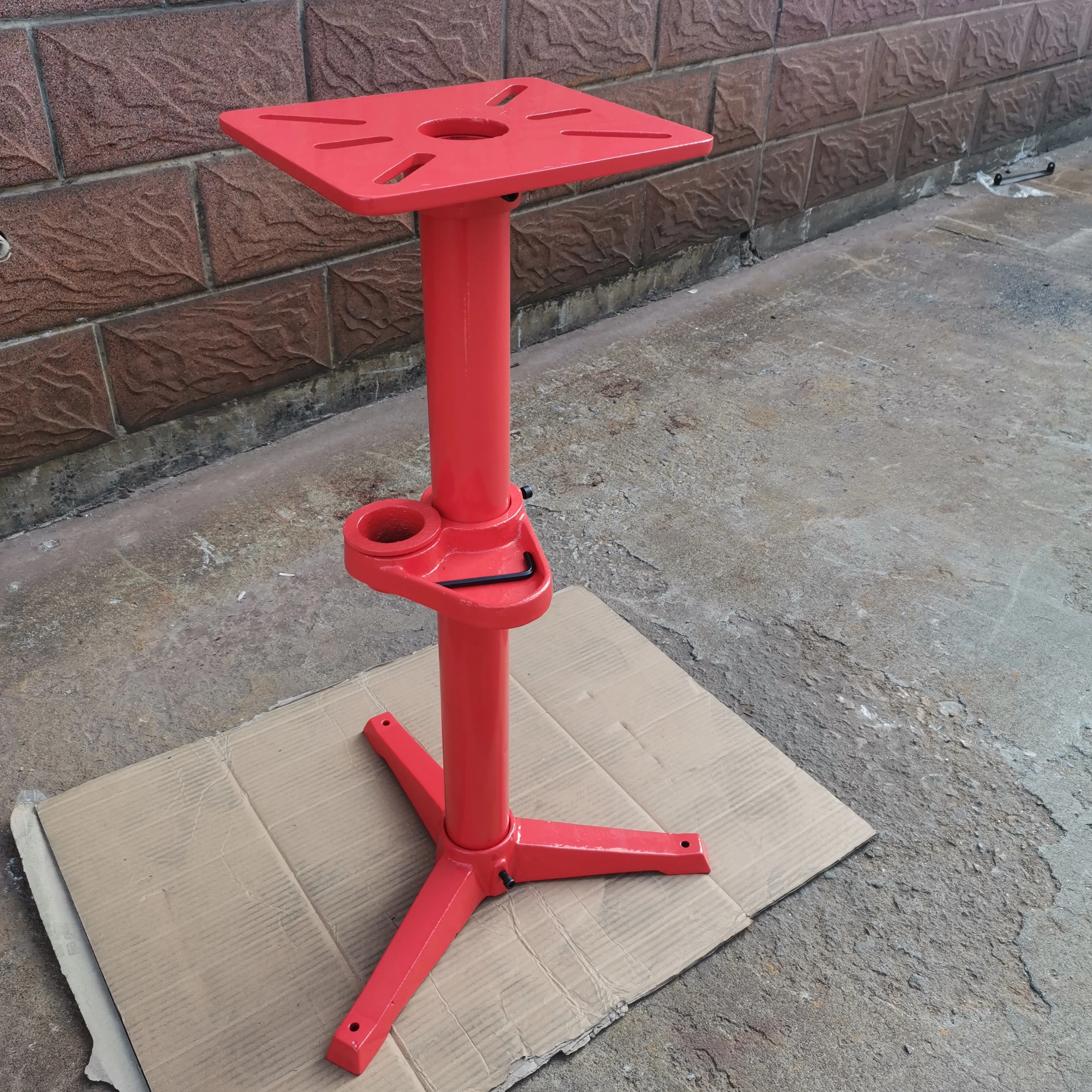 diy vise stand bench drill press pedestal grinder
