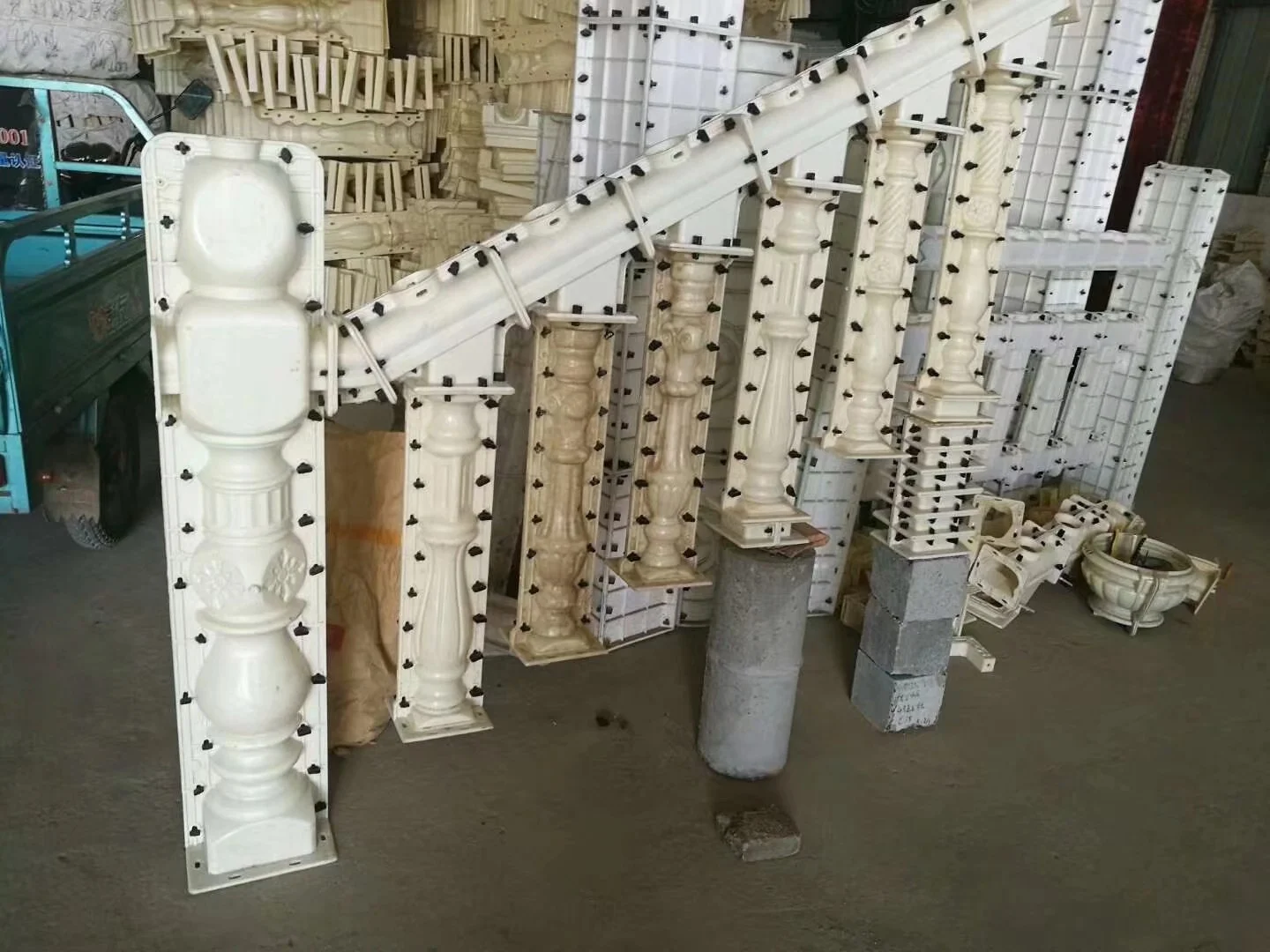 
Plastic ABS concrete cement mold for column baluster 