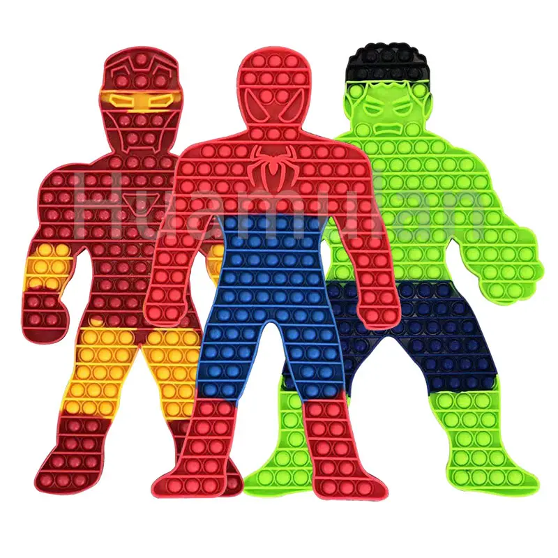 Jumbo Marvel Spiderman Push superhero Popping 50cm 40cm 30cm Fidget Toy Big Green Giant Iron Spider it boys