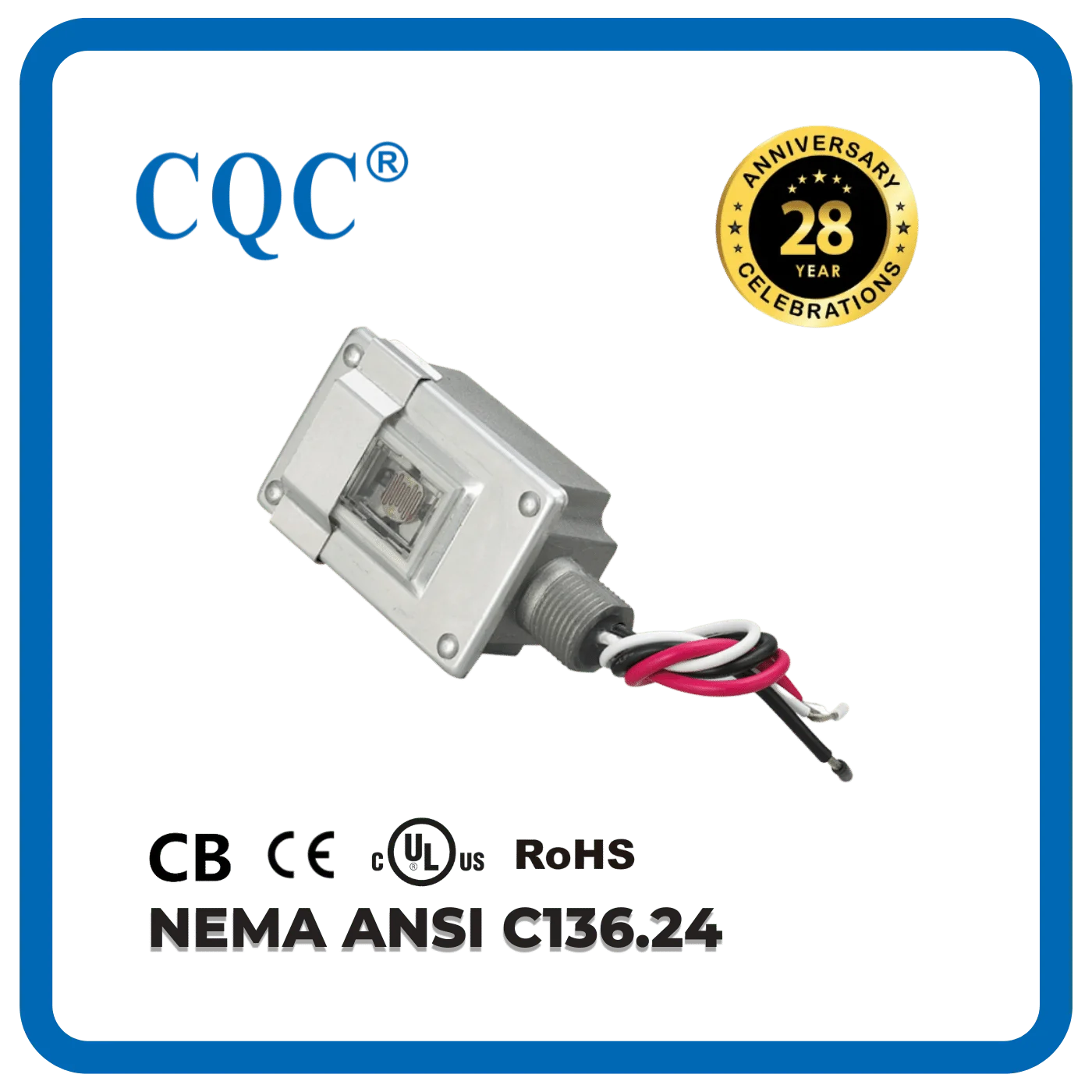 UL certificate photoelectric sensor used for exterior lighting