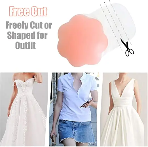 New Brand Strapless Sticky Push up Reusable Silicone Bra Invisible Adhesive Bras for Women