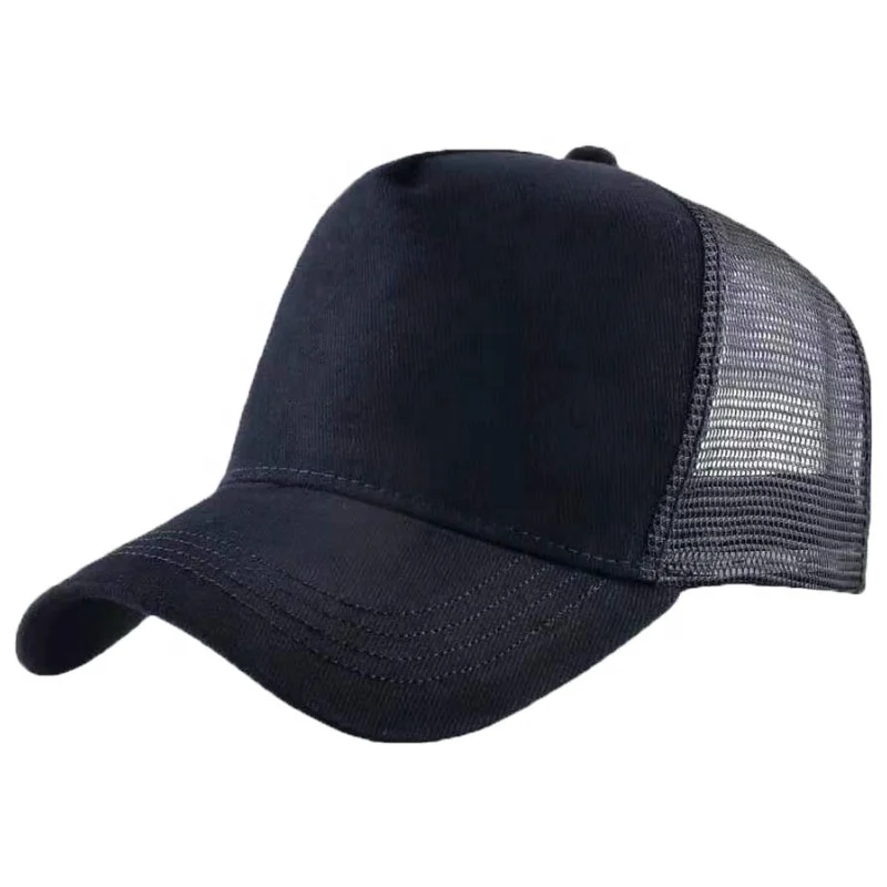 Hot Sale Ventilate 5-Panel Cotton Mesh Sunscreen Baseball Cap Hat