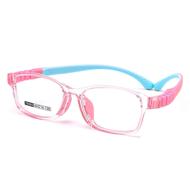 Y8805 Wholesale Designers Tr90 Clear Frames Optical Glasses Eyeglasses for Children