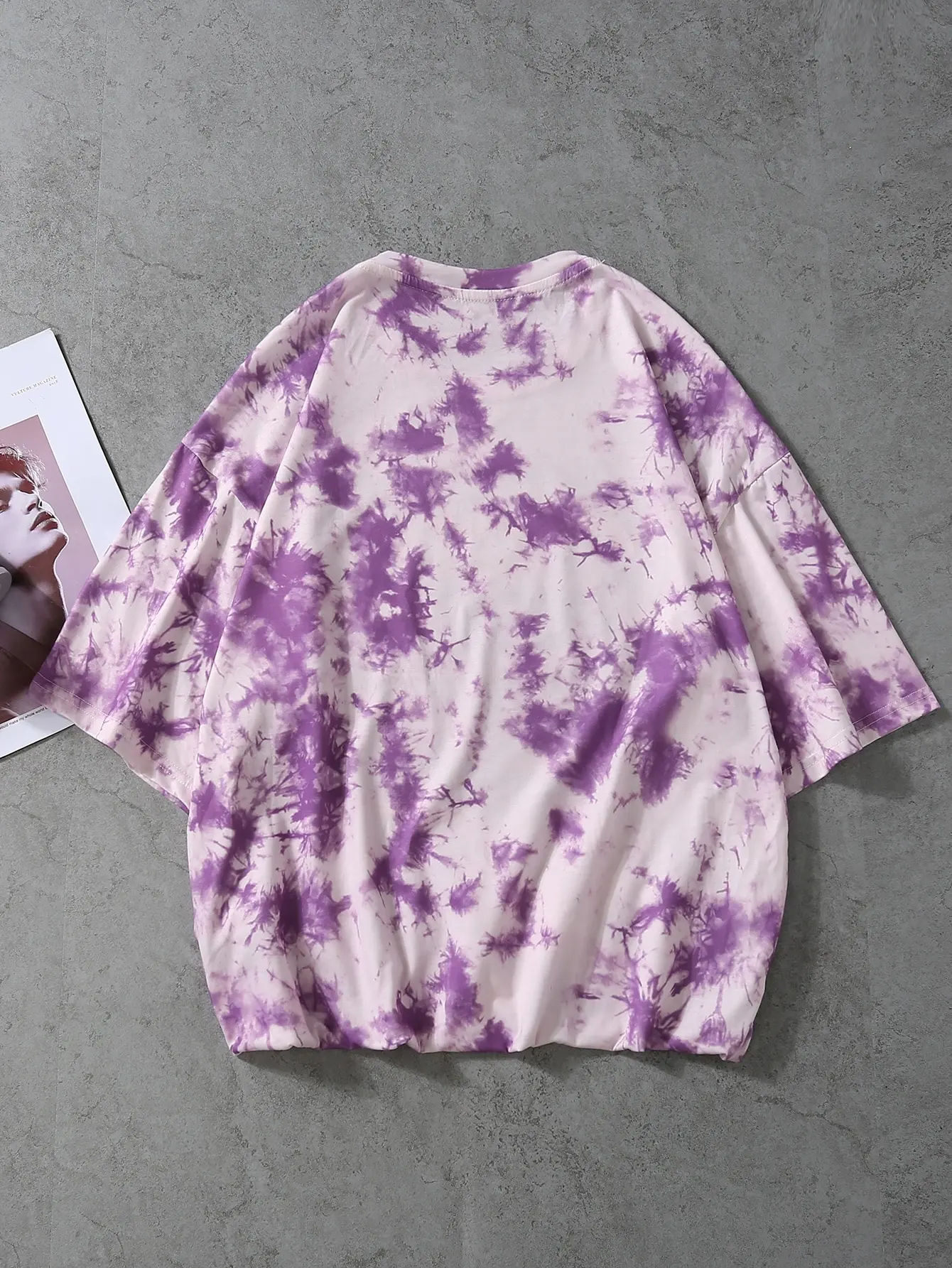 Men Car And Letter Graphic Tee promotion high quality tie-dyed mens tshirts