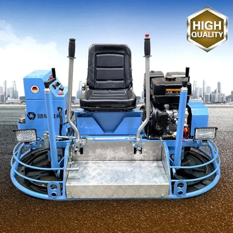 Gasoline Engine Powered Ride-on Power Trowel Machine Concrete Polishing 220V New Used Condition Gear Core Concrete Helicopter