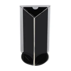 360 Rotating Triangle Acrylic Table Menu Display 3 Sides Acrylic Sign holder
