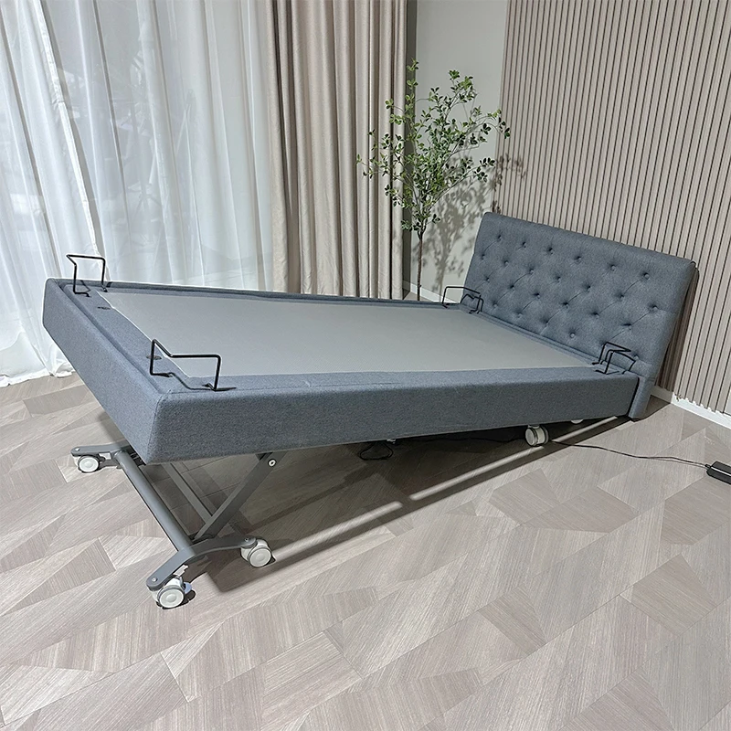 Homecare Trendelenburg Long Single 4 Motors Hi Low Hospital Bed with Okin Motors