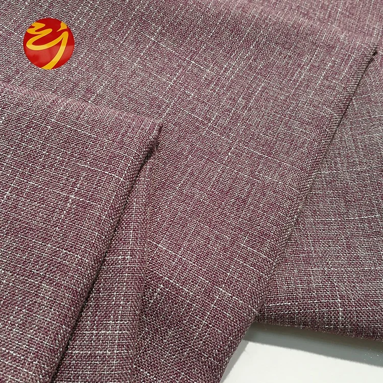 
Wholesale Chinese Cheap 100% Polyester Jute Faux Linen Sofa Fabric For Room Furniture 