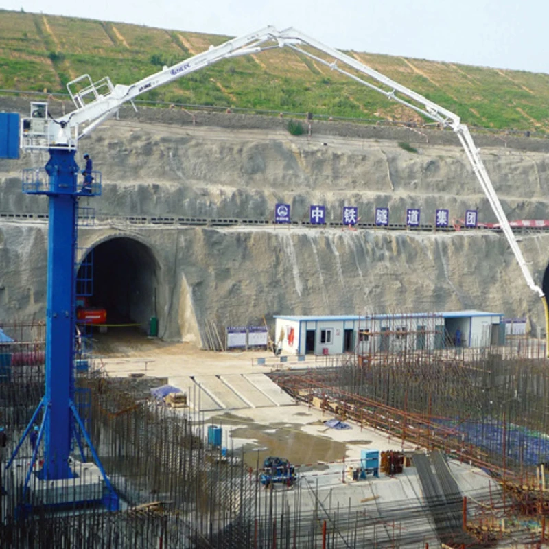 ZK Stationary concrete placing boom with compact structure concrete spreader concrete pouring machine