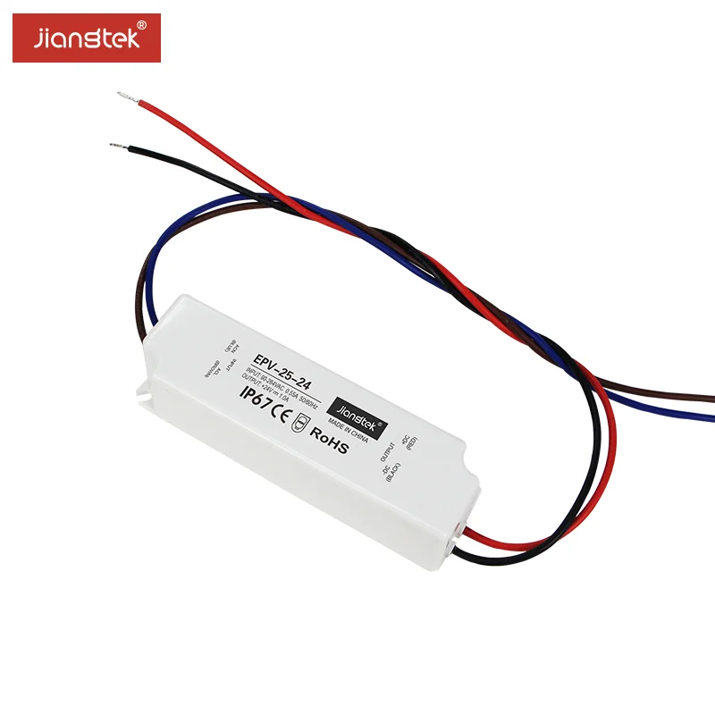 JIANGTEK EPV-25-24 25W 24V 1.0A 24V dc led driver power supply high quality