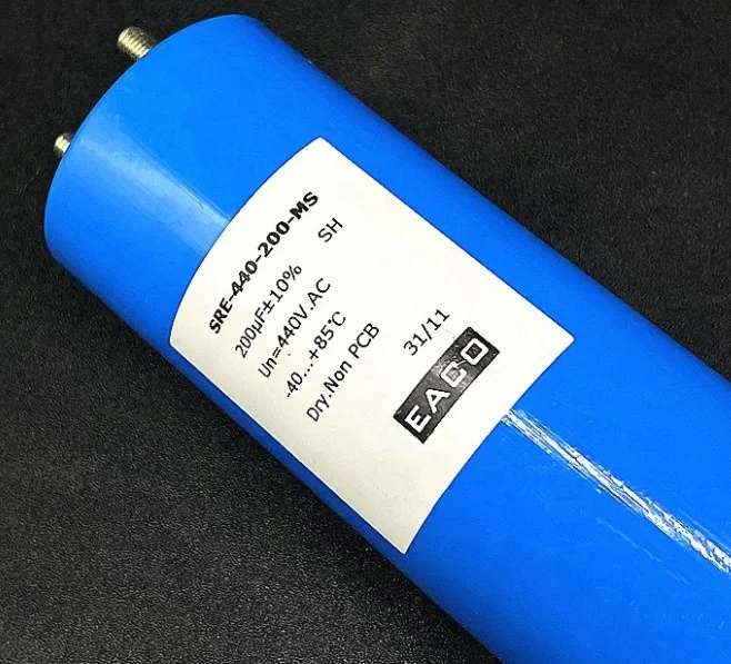 EACO SRE440200MS 200uF 440VAC AC output filter capacitor