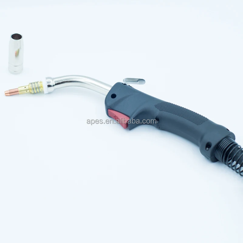 High Quality Best Price MIG Welder BINZEL Style Welding Gun MIG 25AK CO2 Gas Cooled Welding Torches Euro Adaptor Excellent 60%