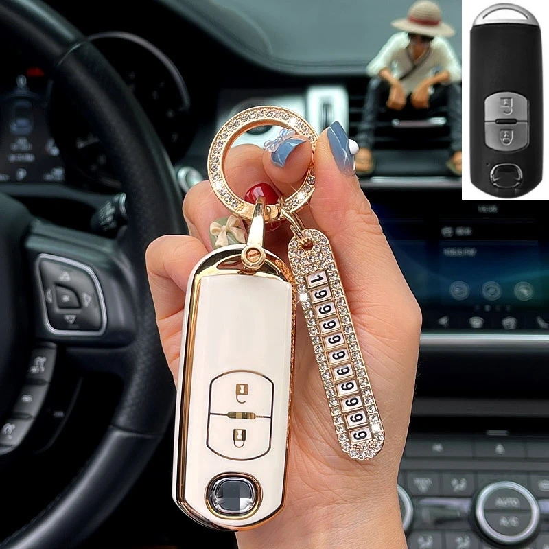 For Mazda 2 3 CX-3 CX-5 CX-7 CX-9 CX5 CX7 CX9 CX3 TPU remote key cover/key case