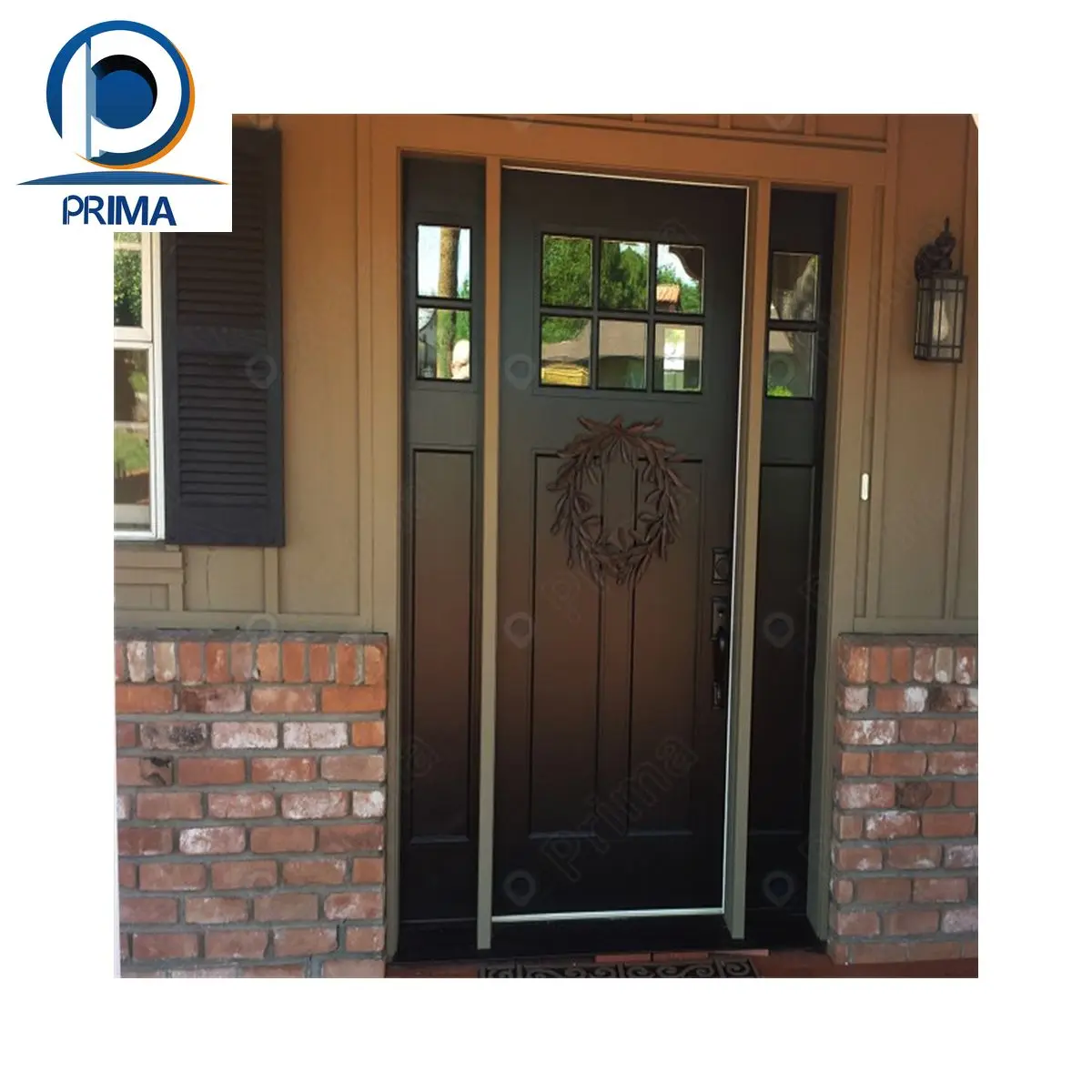 Fancy Wooden Double Door Teak Wood Door Customization Interior Wooden Door