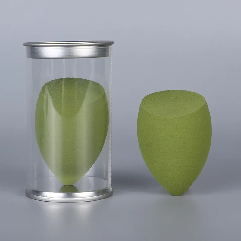Laser Your Logo Beauty Sponges Makeup Sponges Green Makeup Tube With Sponge