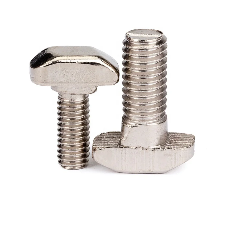 
Stainless steel 304 Hammer Head Bolt T Screws for Aluminum Profile T-slot bolts T Bolt Screw M5M6M8 SUS304 