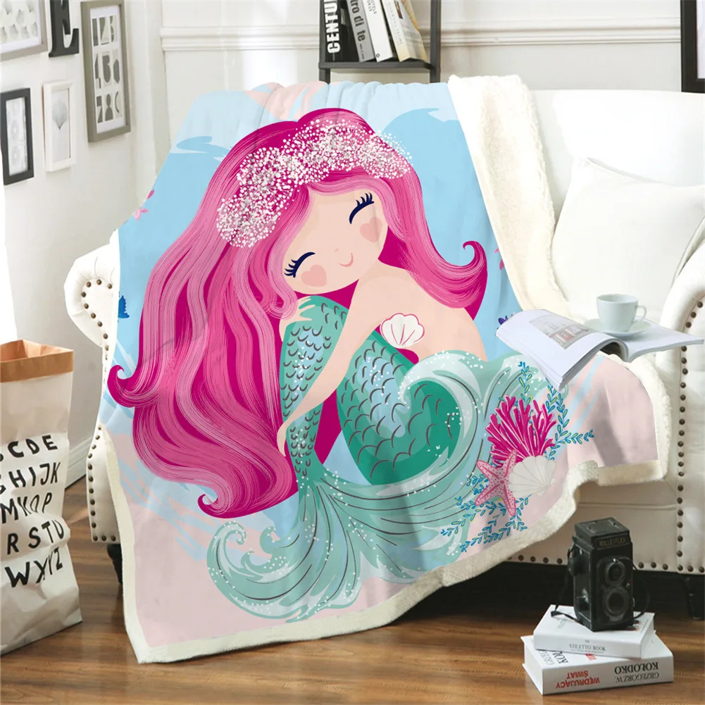 Customizable 3D Digital Printing Berber Fleece Blanket Wholesale and Single Piece Orders
