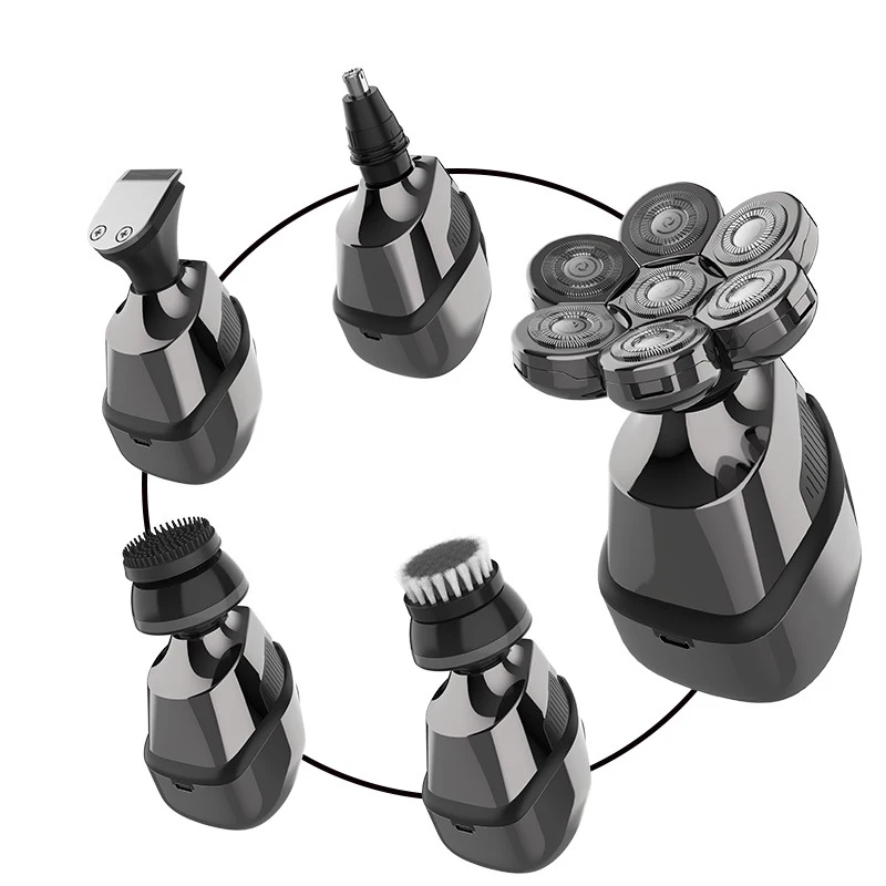 Hot sale 7D Shaver Electric Rechargeable Headshaver Waterproof Rotary Razor Beard Nose Hair Trimmer Electric Shaver for Men