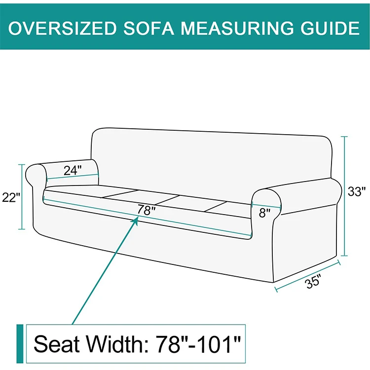 
Spandex Sofa Sofa Covers Elastic Stretch Couch Slipcover For Cushion and Sofa Separate 