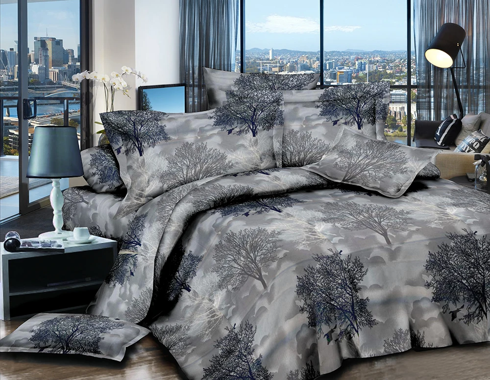 Factory delivery HIGH QUALITY 100% polyester print fabric for home textile bed sheet with more than 300 weaving machines