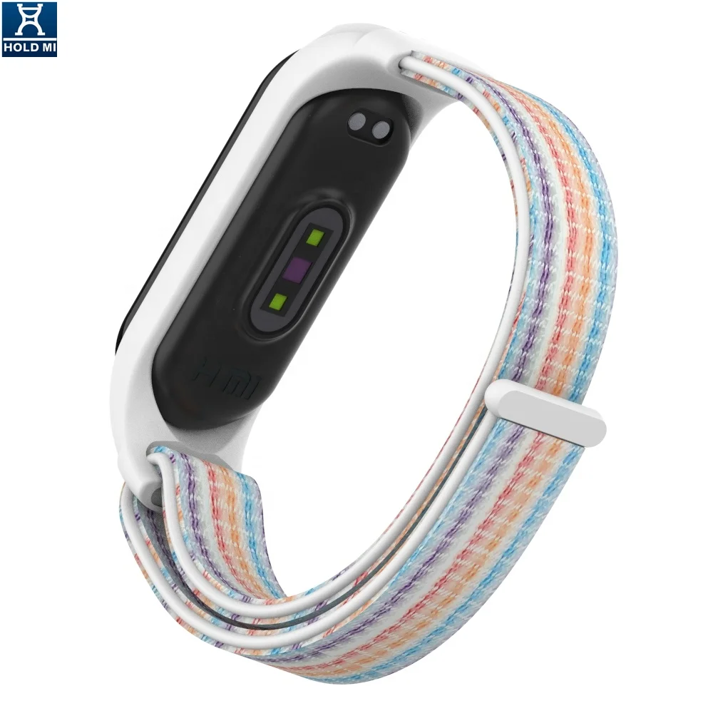 ODM Holdmi 4311 Series Seven Color Nylon Watch Bracelet Band Case Soft TPU for Mi Band 4 and 3 Luxury