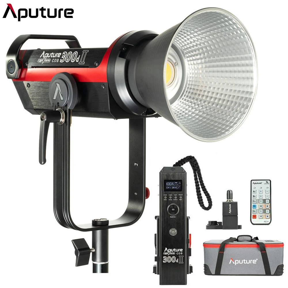 Aputure LS C300d II 300d II LED Video Light COB Light 5500K Daylight with Bowens Mount Outdoor Studio Light Photography Lighting